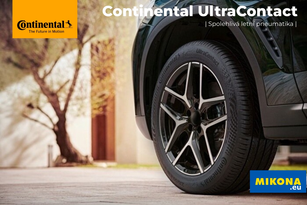 Continental UltraContact letní pneumatika – spolehlivý výkon na mokré i suché vozovce pro každodenní jízdu